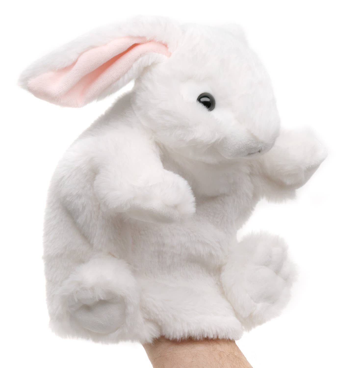 Uni Toys - Wholesale Stuffed/Plush Toy - Kids & Baby - Hand puppet rabbit (white) - 24 cm (height) - cuddly/plush toy1