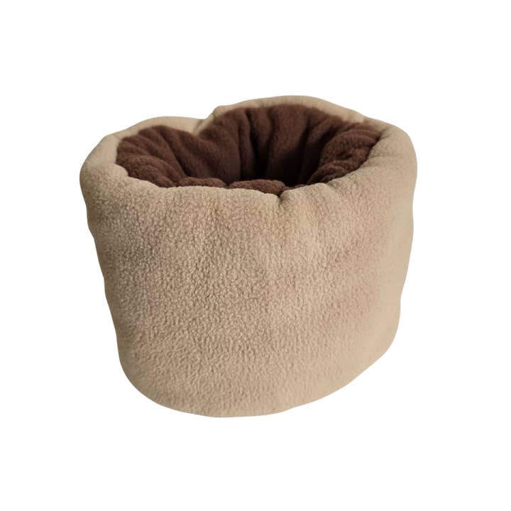 Brown/beige reversible Hush Muff for wholesale by Soothe and Settle