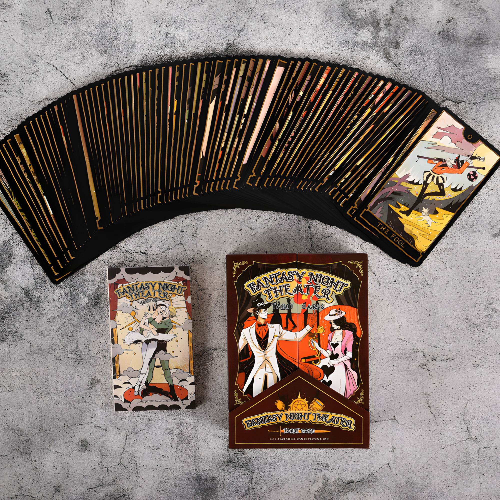 Vermilion Collection – wholesale Tarot cards – Fantasy Night Theater Tarot3