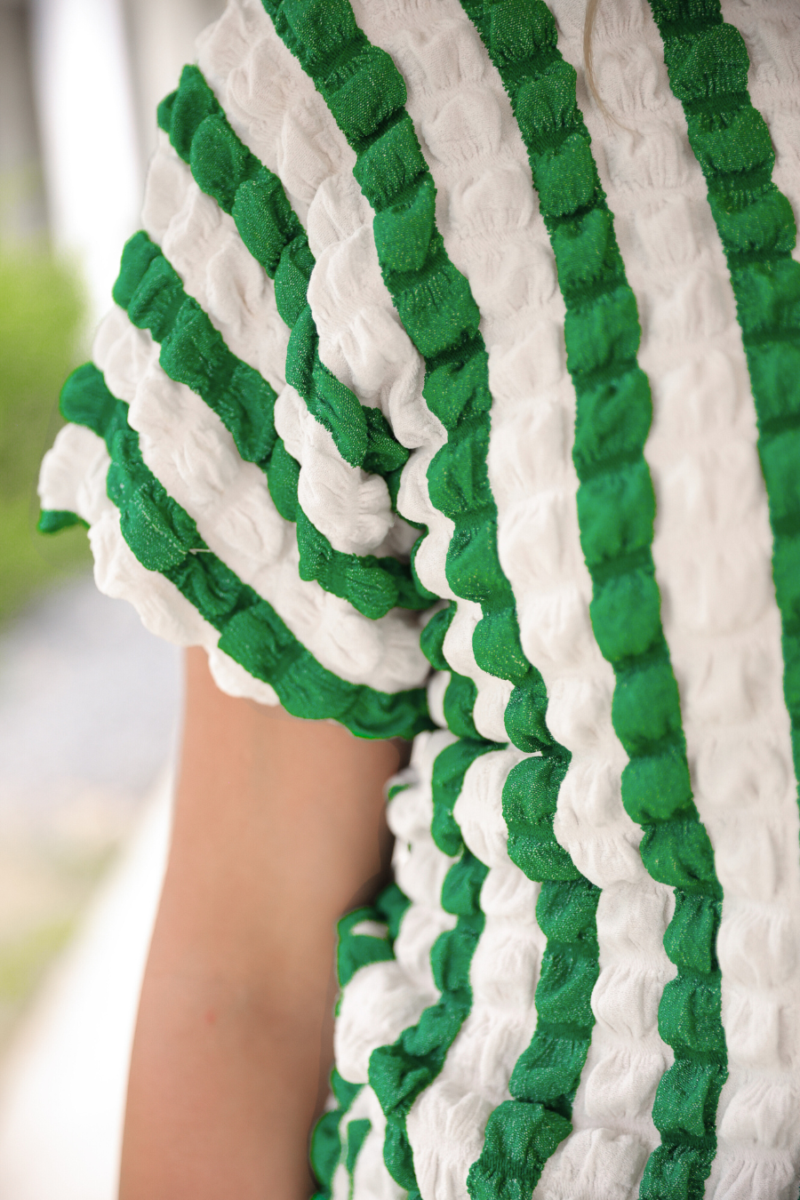 Bold And Bubbly Top, Green for wholesale on Faire4