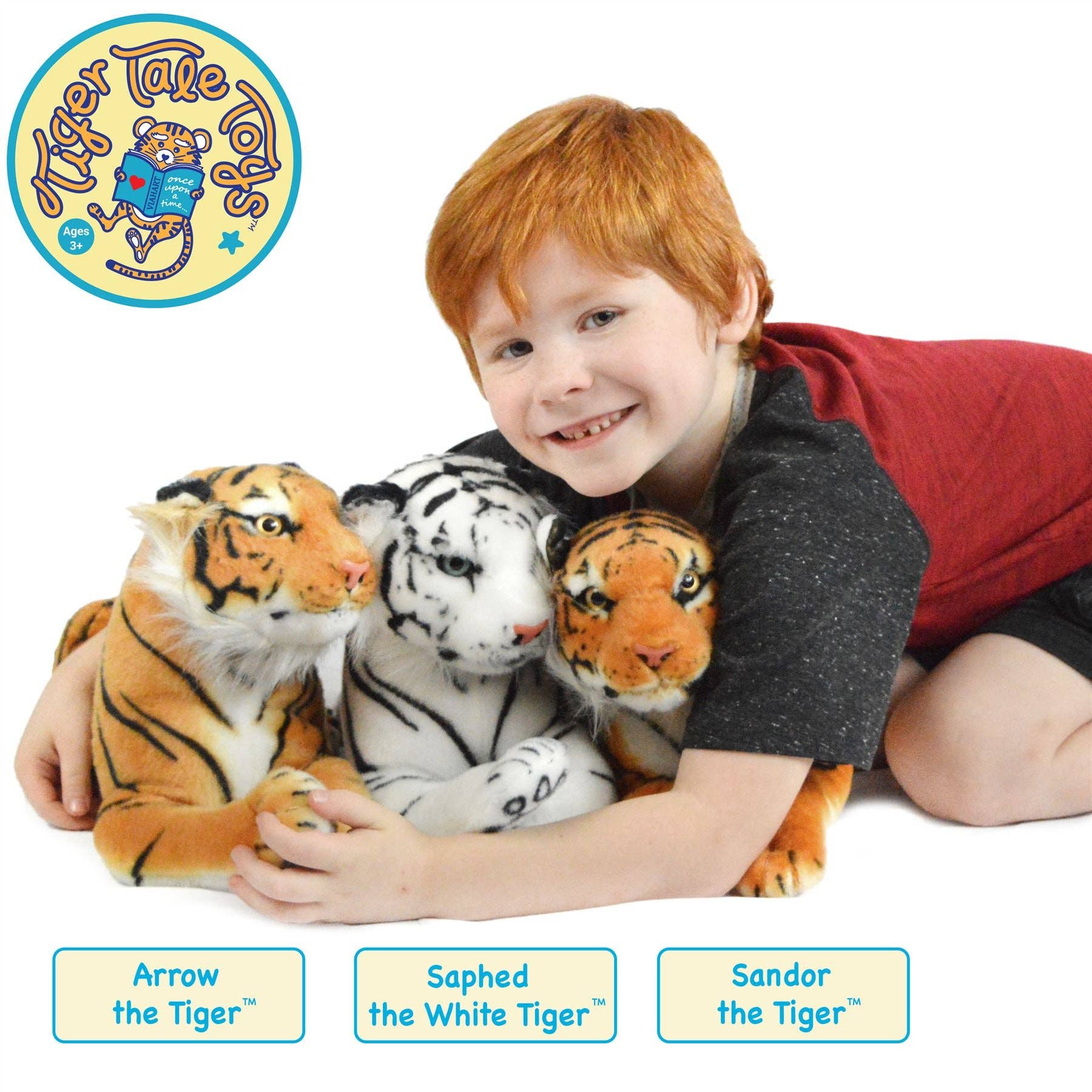 VIAHART Toy Co. – wholesale Stuffed/plush toy – Kids & baby – Arrow The Tiger | 17 Inch Stuffed Animal Plush6