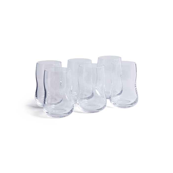 Danish Design Collective - Wholesale Drinking Glass/Cup - Holmegaard - Future - Organically Curved Glass Tumblers Set0
