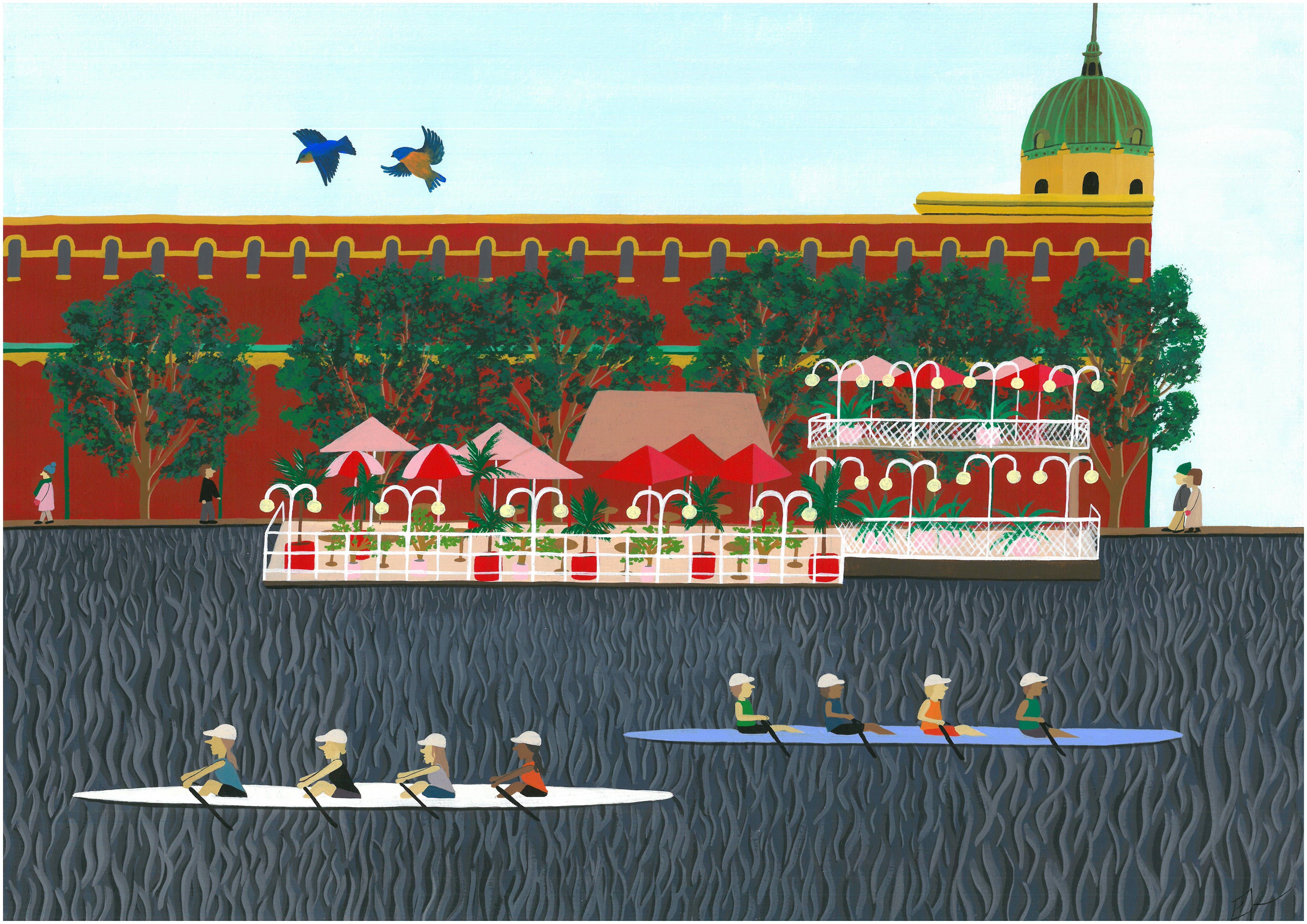 Eliza Barnes - Wholesale Art Print - 'Melbourne' Art Print1