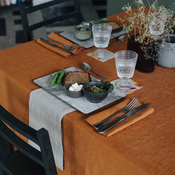 Linen Tales - Wholesale Dinner & Cloth Napkin - Natural Linen Napkins Set of 2