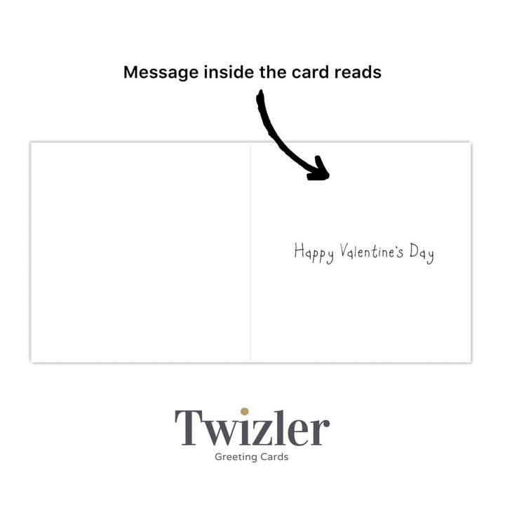 Twizler Ltd - Wholesale Valentine's Day Card - Cute Valentine's Day Card - Sloths