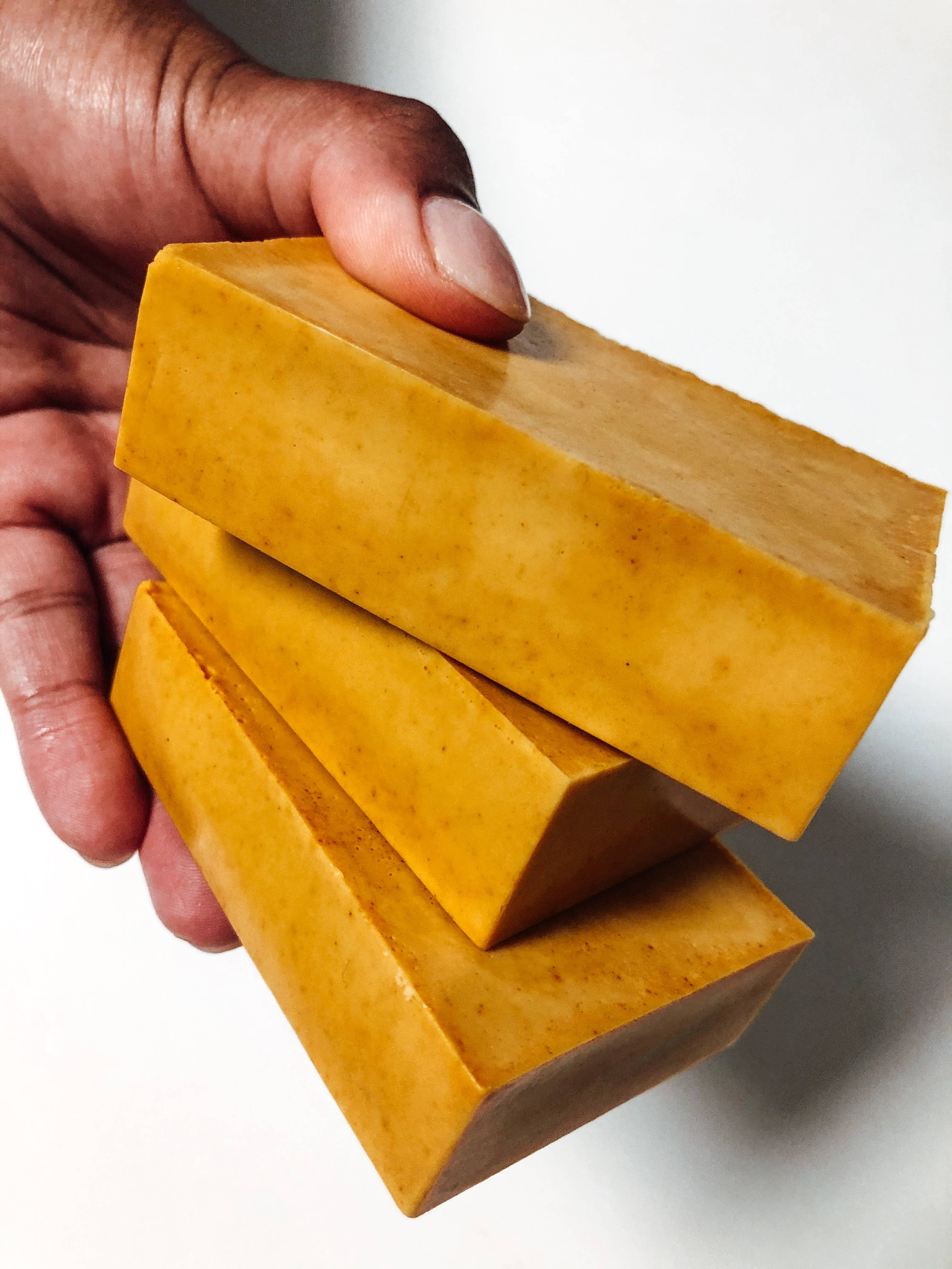 Subtle & Wild - Wholesale Bar Soap - No Label Turmeric Soaps with Shea Butter and Coconut Oil2