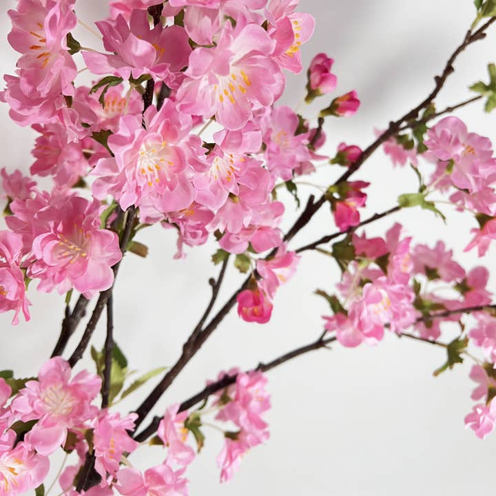 ACNITE(We cover U.S. import duties) - Wholesale Artificial Flowers - Artificial pink cherry blossom Silk flowers Vase filler4