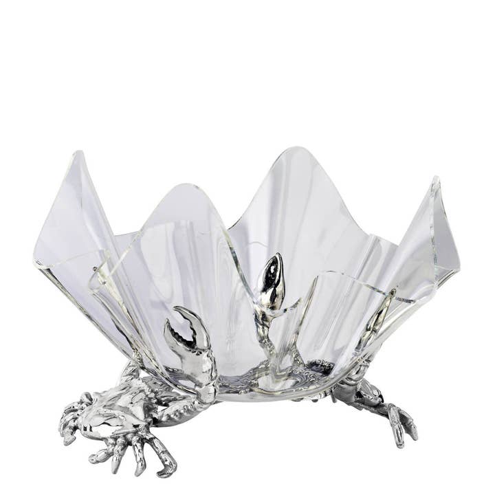 Crab Stand Acrylic Bowl 14 for wholesale by Arthur Court