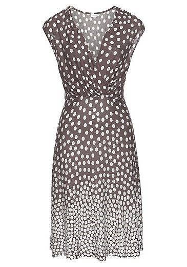 Lascana - Wholesale Dress - Women's - LASCANA Women's Polka Dot V-Neck Dress2