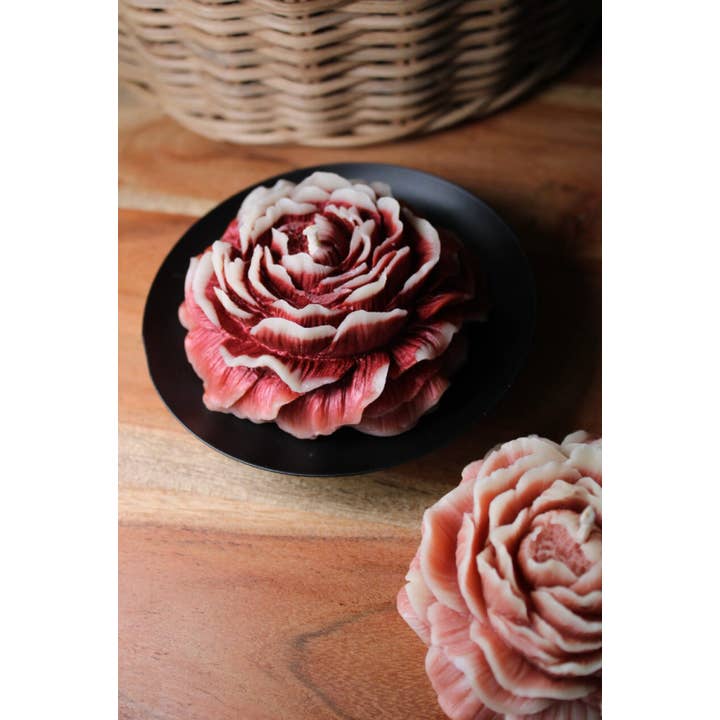Val Viola Candles - Wholesale Novelty Candle - Peony Candle: Soy Wax Flower Shaped Candle1