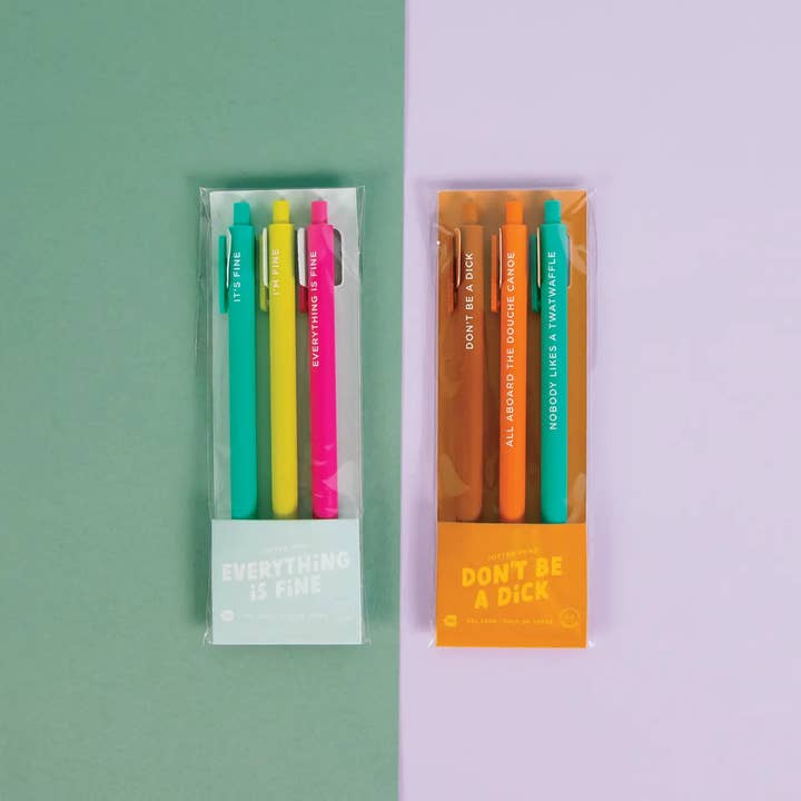 Talking Out of Turn - Wholesale Pen - Jotter Sets - 3 pack (TOPSELLER!!)