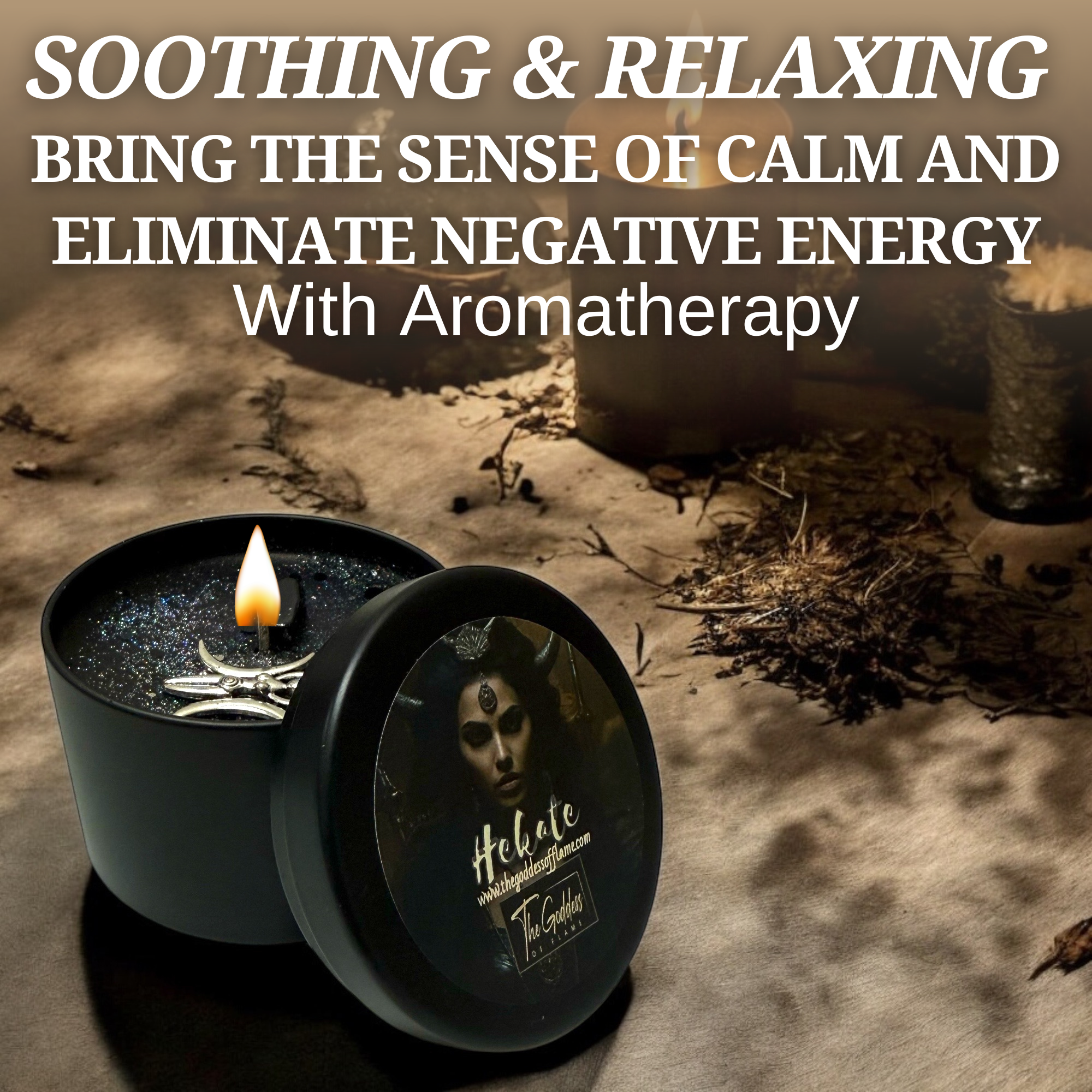 The Goddess of Flame - Wholesale Travel Candles - Hekate (Hecate) Conjuring Spell Candle8