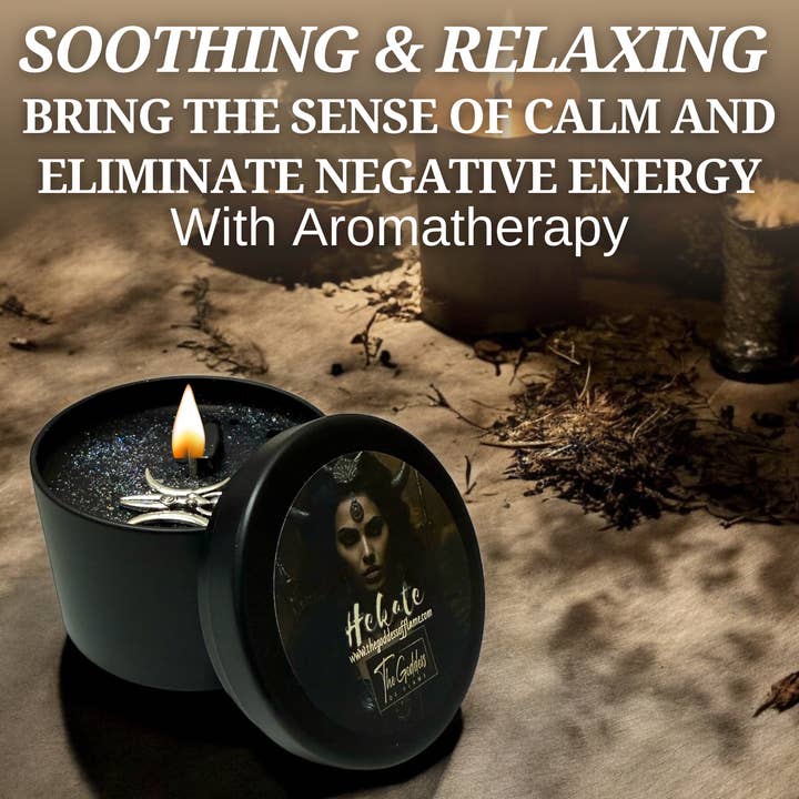 The Goddess of Flame - Wholesale Travel Candles - Hekate (Hecate) Conjuring Spell Candle8