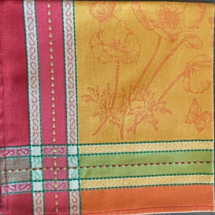La Maisonnette - Vente Serviettes de table en tissu - Ensemble de 12 serviettes Tamaris en jacquard français1