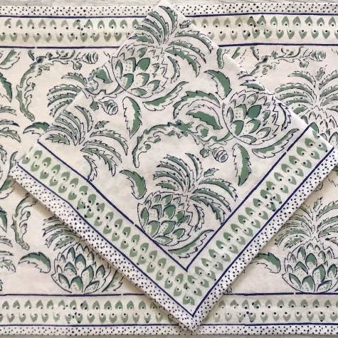 natural habitat - Wholesale Dinner & cloth napkin - Napkins Thistle White1