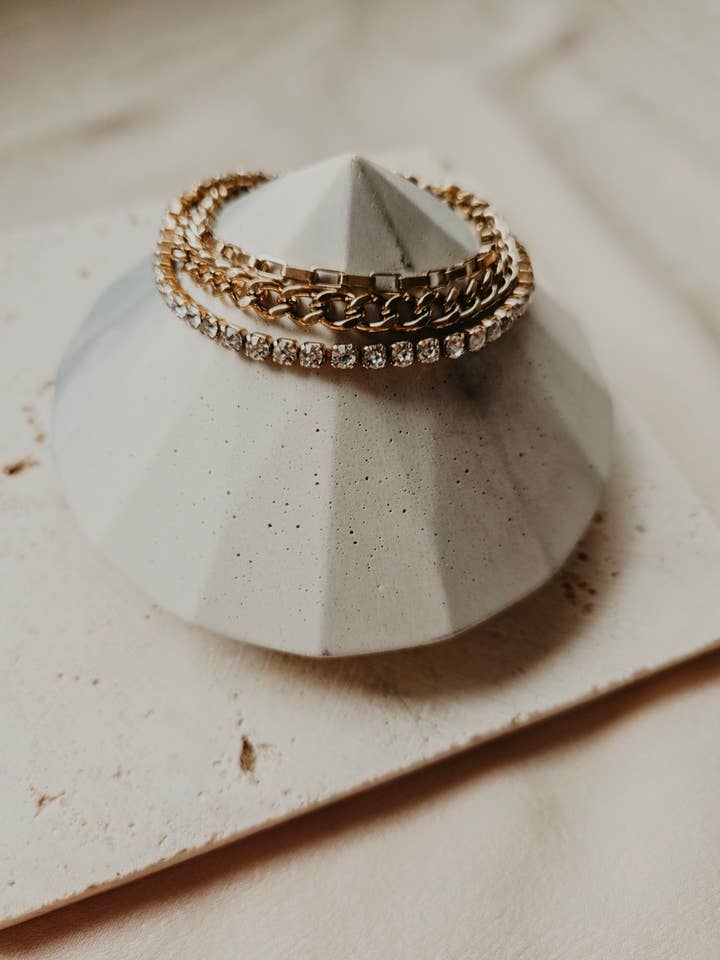 Gold Bracelet Stack for wholesale by Lotus & Lace Designs