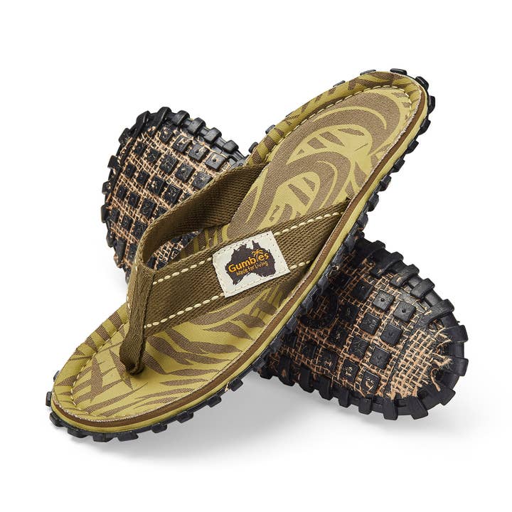 Islander Flip-Flops - Women's - Khaki G for wholesale by Gumbies