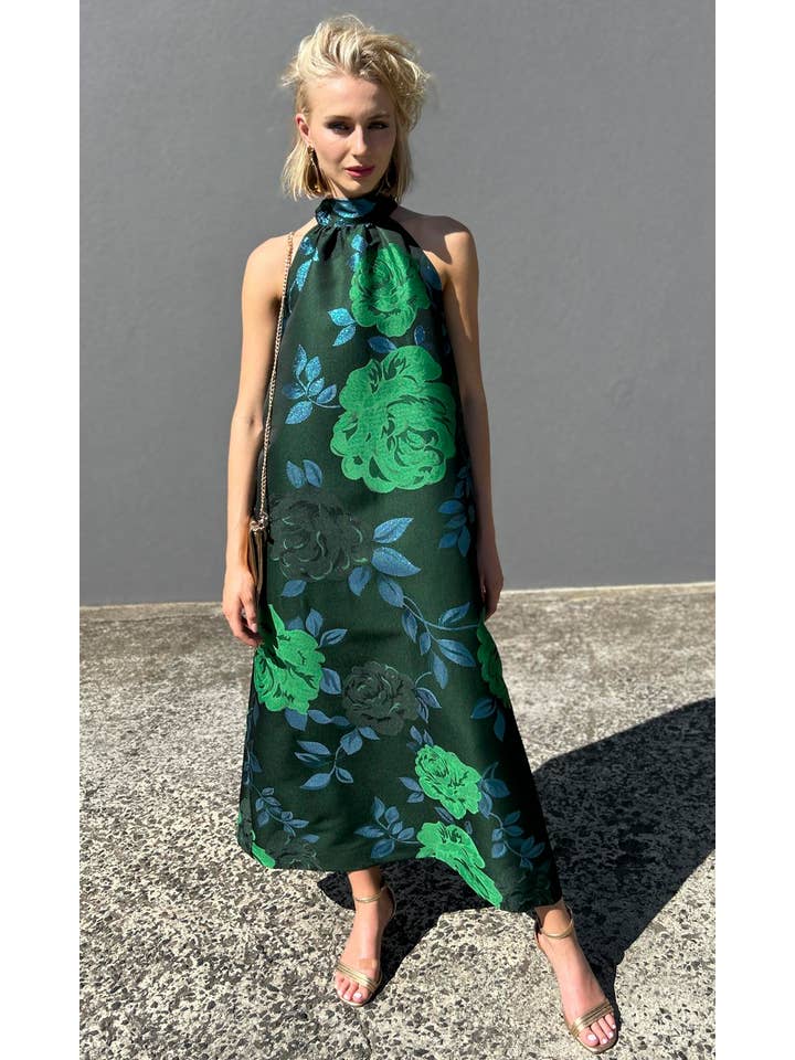 HOSS - Wholesale Dress - Women's - hoss Montreal Dress - Green/Blue