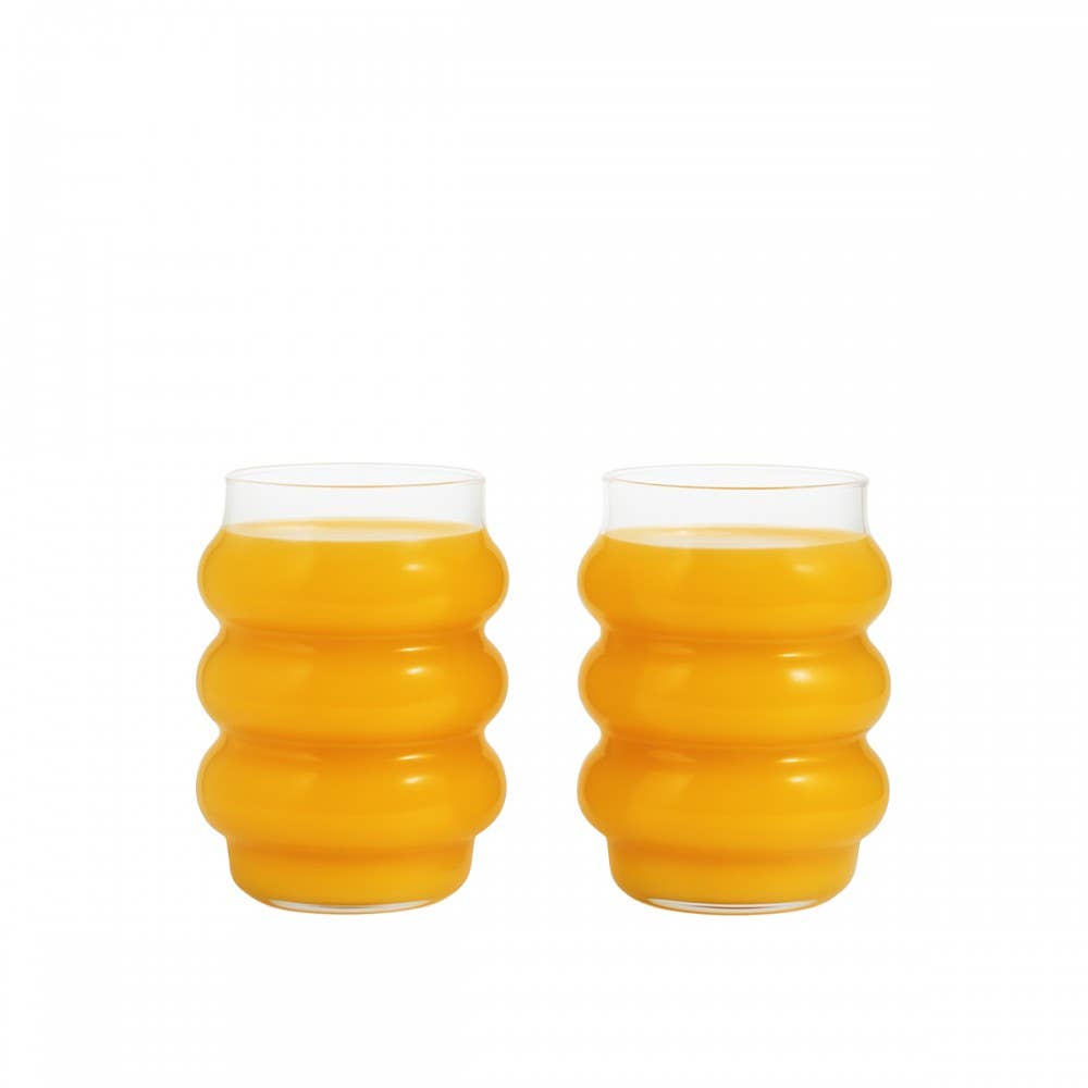 AULICA - Wholesale Drinking Glass/Cup - Bubble water glasses 400ml - set of 20