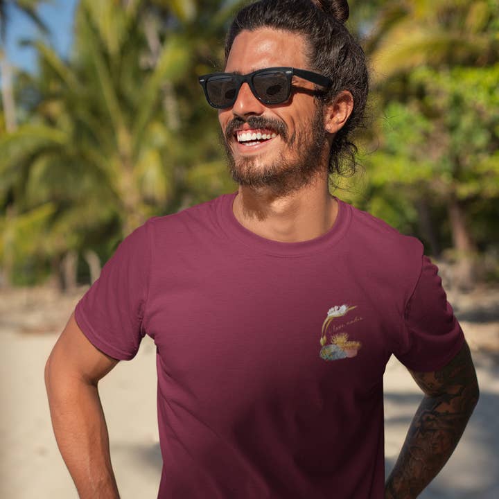 I LOVE NUDIS - Wholesale Screen Printed T-Shirt - Unisex - I LOVE NUDIS™ Watercolor Ocean Creatures 100% Cotton Tee4