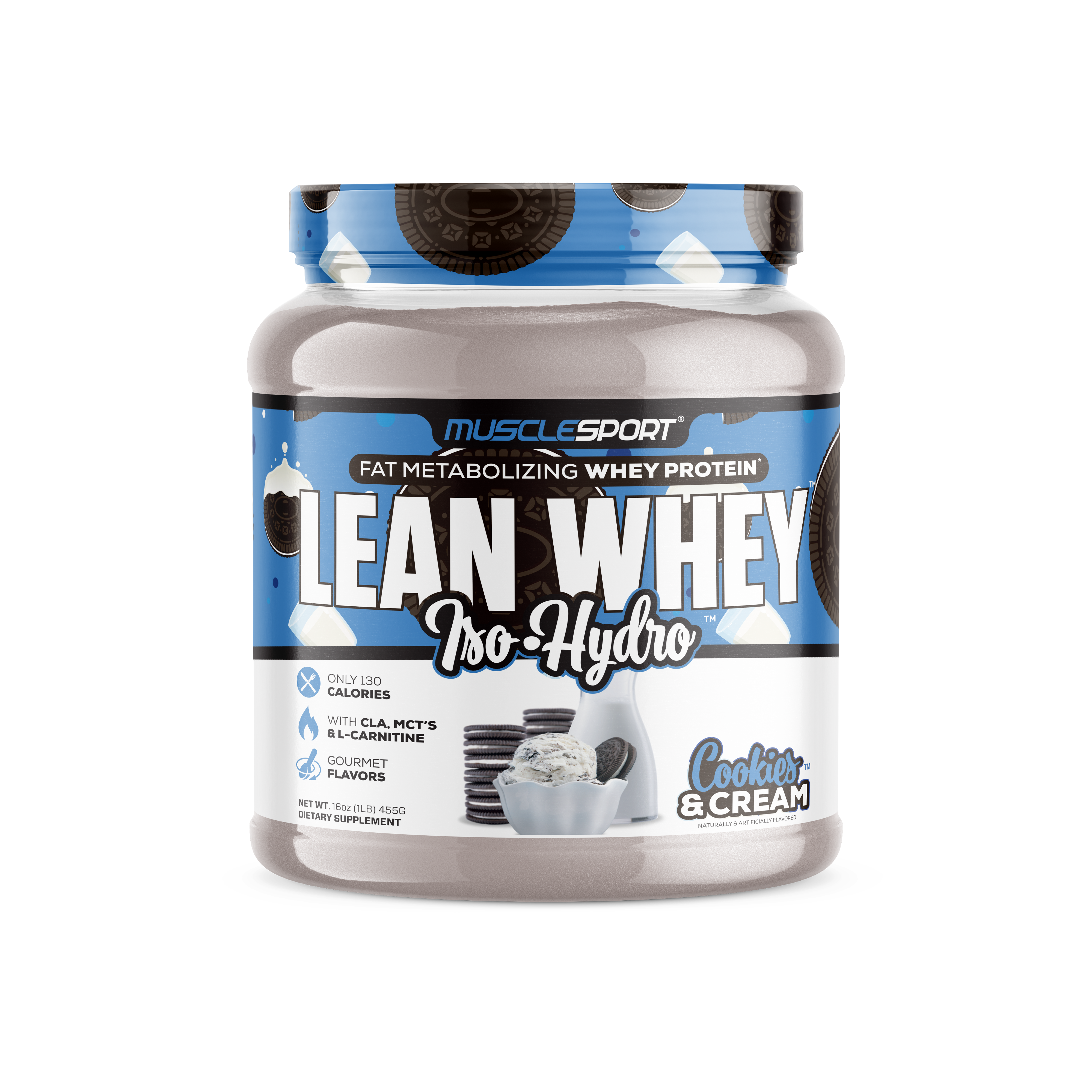 MuscleSport - Wholesale Protein/Superfood Powder - Lean Whey™ Iso Hydro Gourmet Protein 1lb10