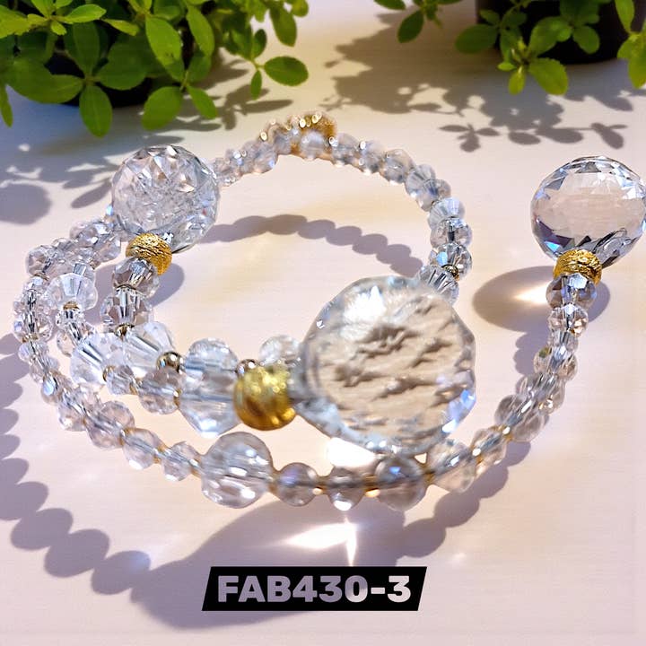 Funky Aura Boutique - Wholesale Suncatcher - FAB Triple Prism Beaded Suncatchers - 4 Options!9