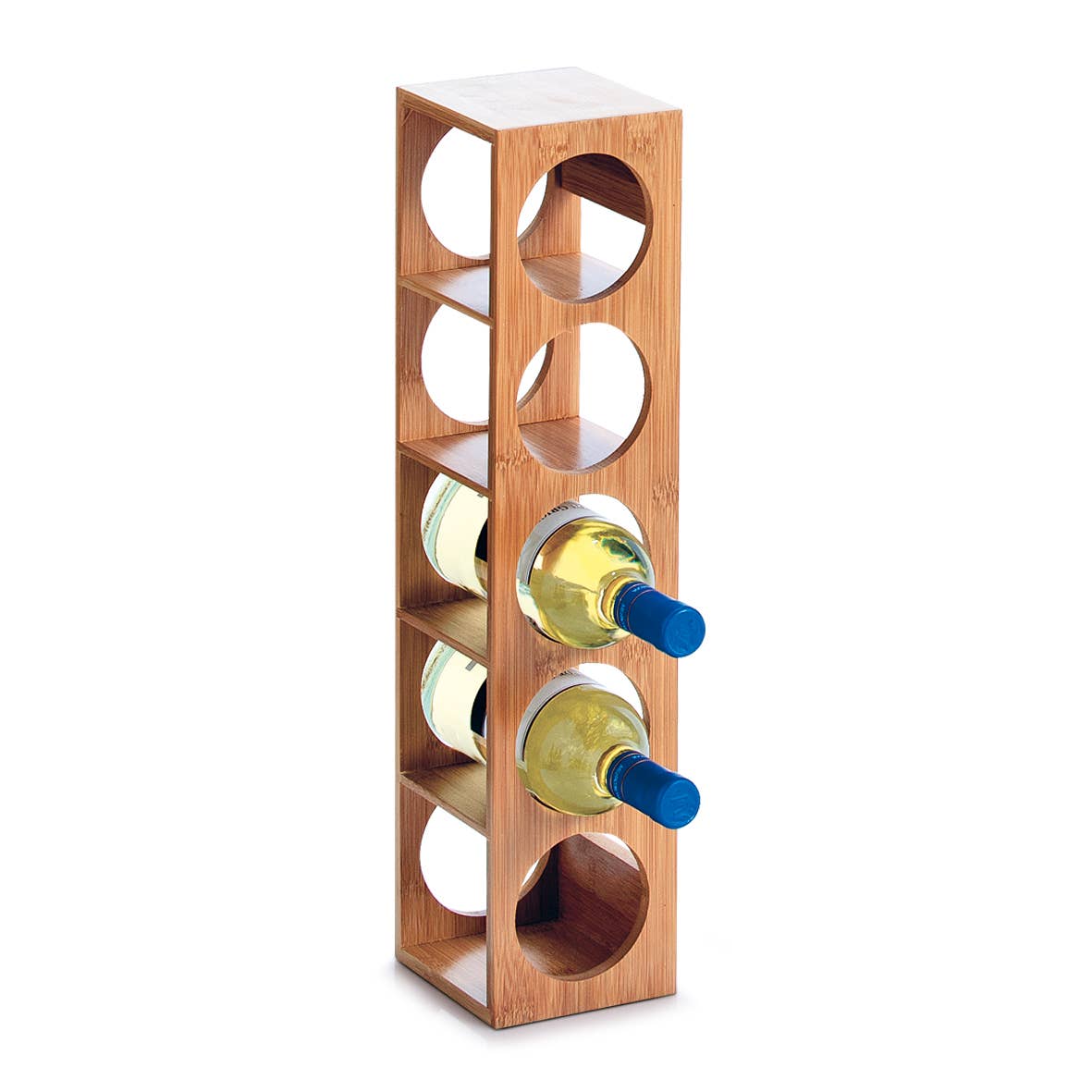 nature Wine Rack For 5 Bottles, Bamboo for wholesale on Faire0