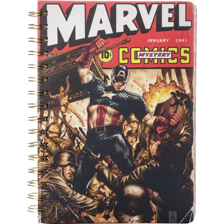Square Deal Recordings & Supplies - Wholesale Notebook - Notebook - Captain America - Mystery Comics
