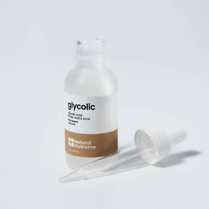 Natural Outcome Skincare - Wholesale Facial Serum/Concentrate - Glycolic Acid Facial Serum - Renewal Face Serum
