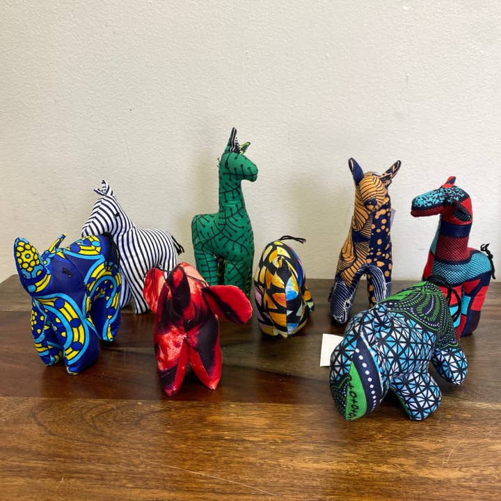 Fair Trade Stuffed Animal Set of 4 for wholesale by Gitzell FairTrade