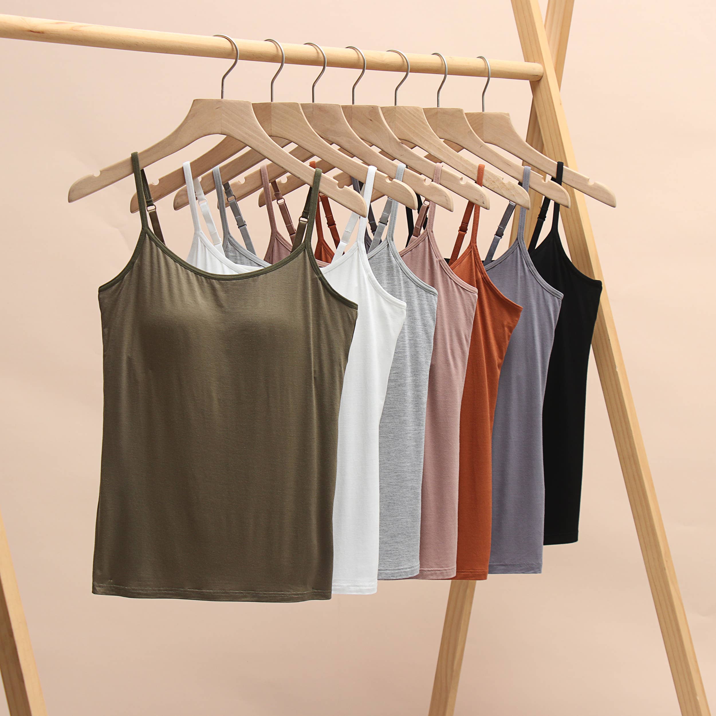 Rosa Clothing - Wholesale Camisole - Women's - built-in bra camisole top34