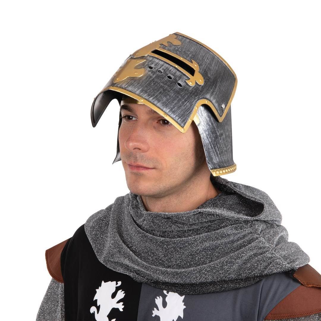 P'tit Clown – Großhandel Kostüm – Herren – Mittelalterlicher Ritterhelm für Erwachsene4