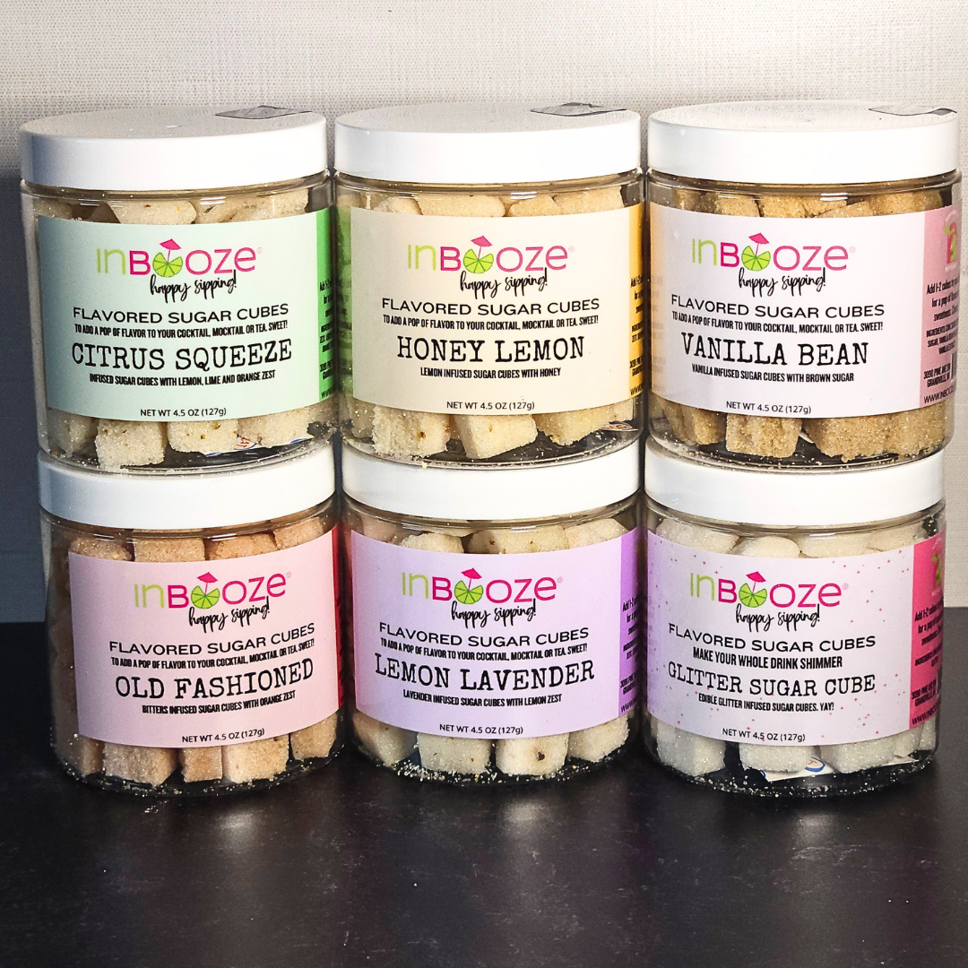 InBooze - Wholesale Sugar/Sweetener - Honey Lemon Flavored Sugar Cubes by InBooze 2