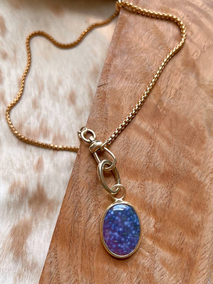 Grape agate & Brass for wholesale by Opal & Gold