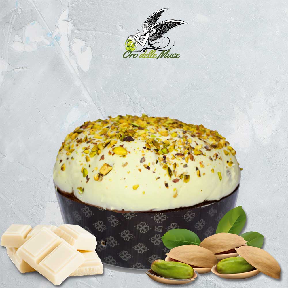 Calabria da Gustare - Wholesale Chocolate Covered Sweets - Artisanal Italian pistachio panettone1