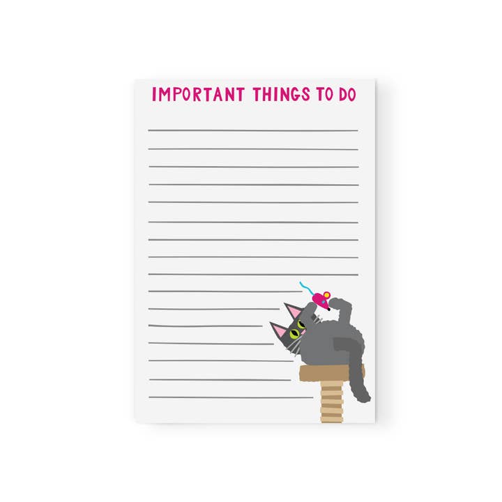 R. Nichols Stationery & Gifts - Wholesale Notepad - Kitty To Do Notepad