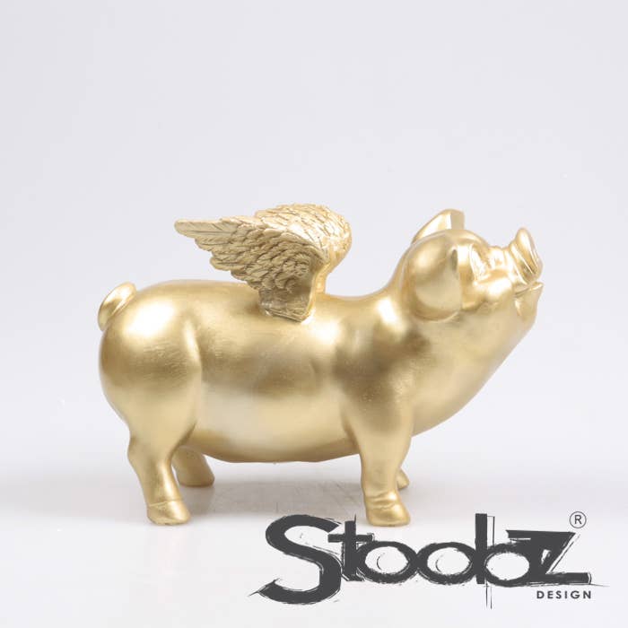 Imhof & Stevens BV – Mealheiro por atacado – Cofrinho STOOBZ com asas 14 x 25 x 15 cm | Cofre7