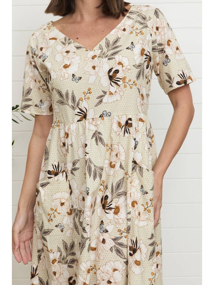 Alice Midi Dress - Honeycomb for wholesale on Faire3