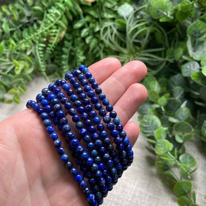 Lapis 4mm Beaded Bracelet and other Purchase Wholesale lapis bracelet. Free Returns & Net 60 Terms on Faire trending on Faire.