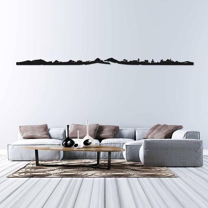 Je suis art - Vente Décoration murale - Skyline Saint-Étienne XXL décoration murale en métal