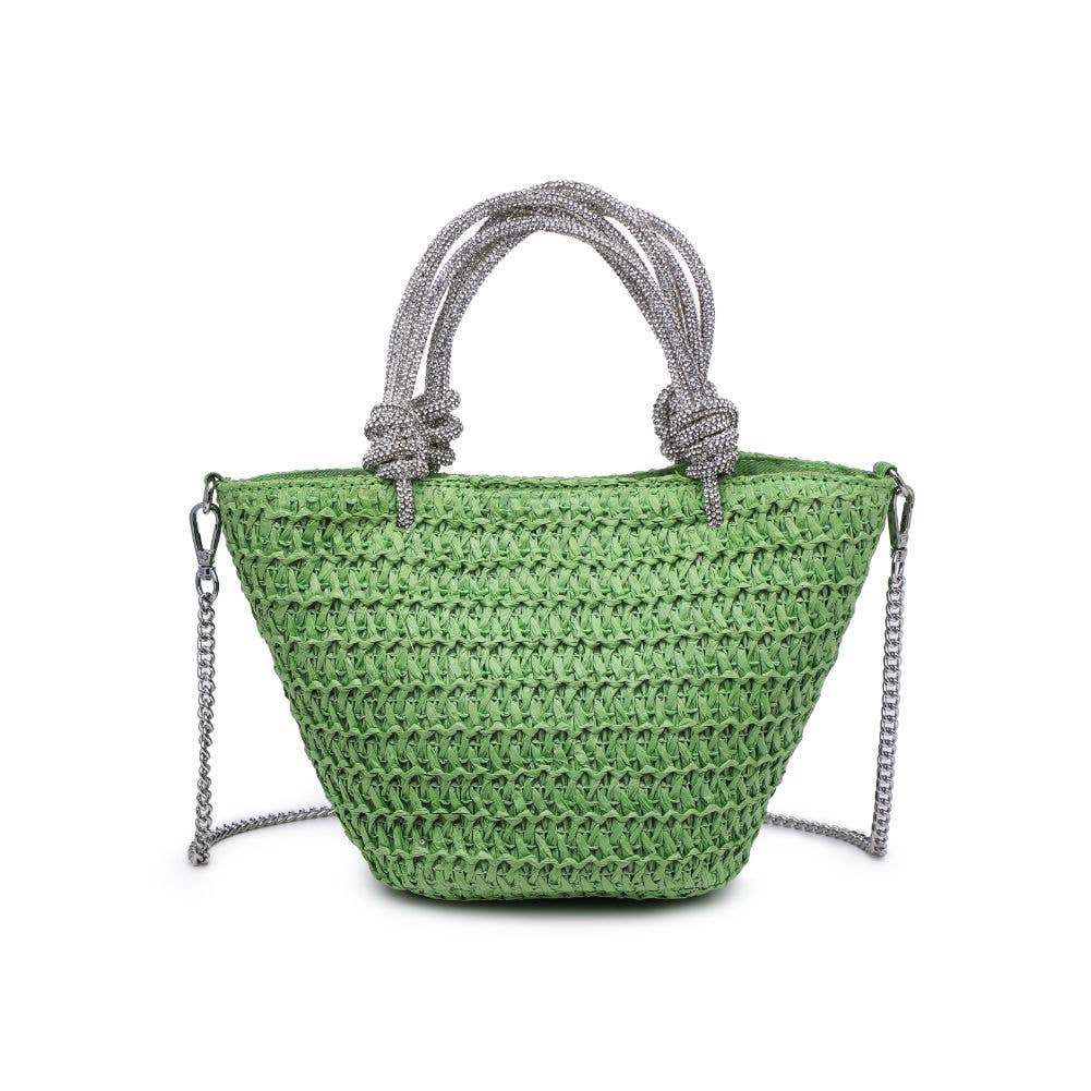 Urban Expressions – wholesale Bärkasse - Dam – Gaia Straw Mini Tote med kristallhandtag14