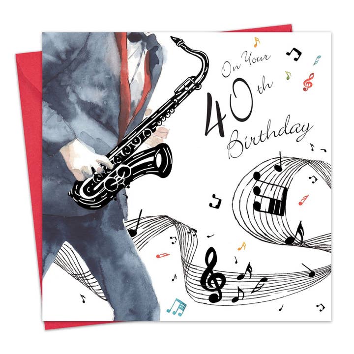 40th Birthday Card For Him for wholesale by Twizler Ltd