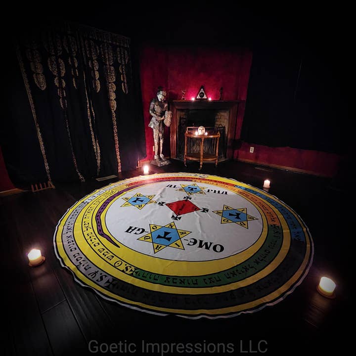 Goetic Impressions – wholesale Meditation supplies – Lesser Key of Solomon Magickal Circle and Triangle Complete Set30