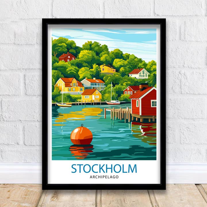 Stockholm Archipelago Travel Poster Sweden Archipelago Art Stockholm Poster Scenic Archipelago Decor Swedish Nature Art and other Purchase wholesale archipelago candles. Free returns & net 60 terms on Faire trending on Faire.