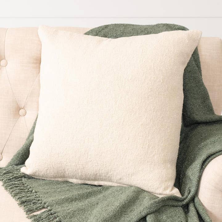 Audrey's Home & Gift - Wholesale Throw/Decorative Pillow - Pillow - Boucle, Cream (Pk/02)0