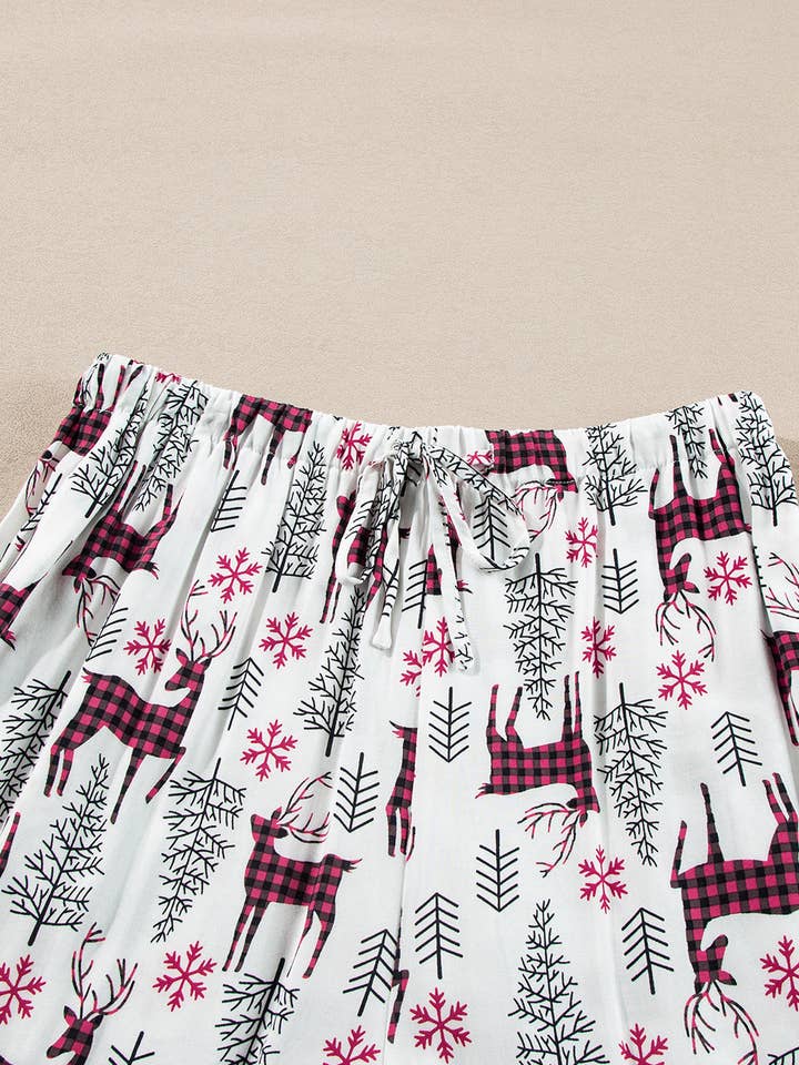 Lovesoft - Wholesale Sleepwear Set - Women's - Christmas Printed Shirt and Pants Pajama Set4