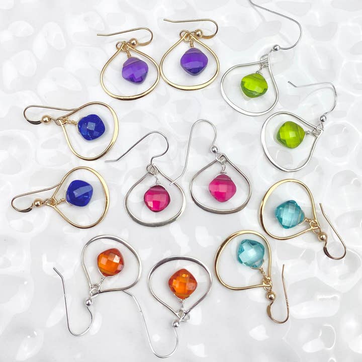 Nina Petal Earrings for wholesale by Anna Balkan