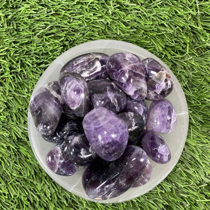 CaNatureLover - Wholesale Spiritual Stone/Crystal - Tumbled AMETHYST / AMETHYST/ AMETHYST CRYSTAL / GEMSTONE