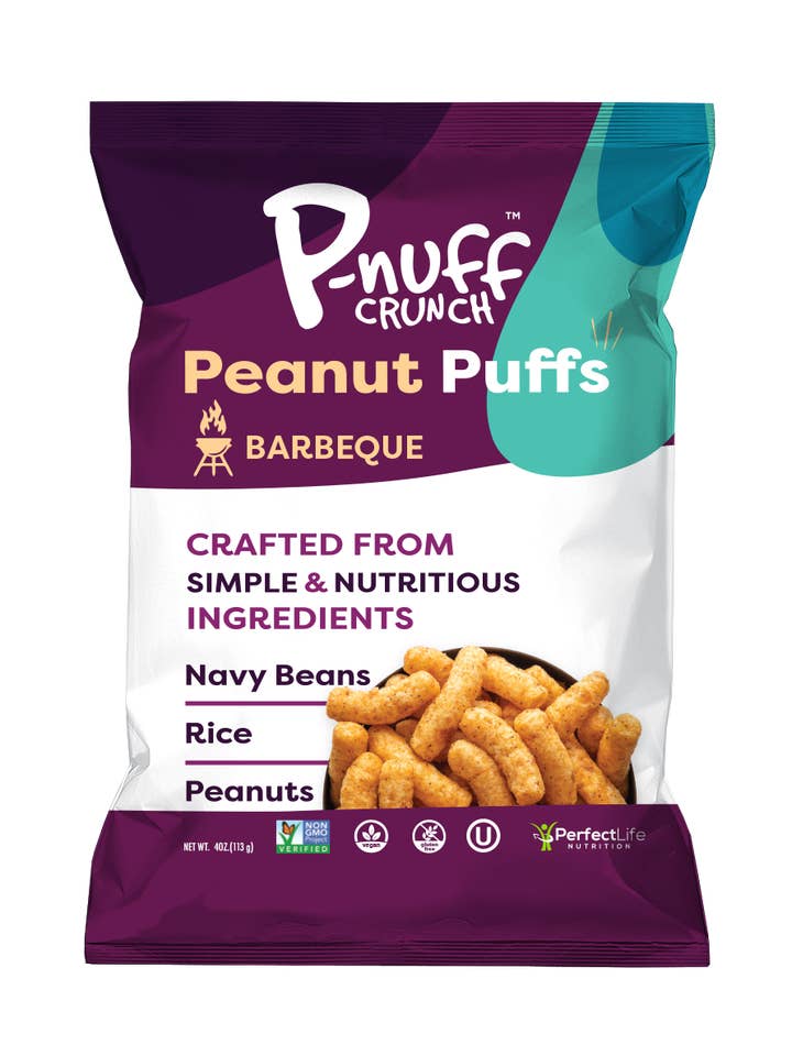 Pnuff Crunch Bagt Peanut Puff Snacks Grill 6 x 4 oz for engroshandel hos Pnuff Crunch