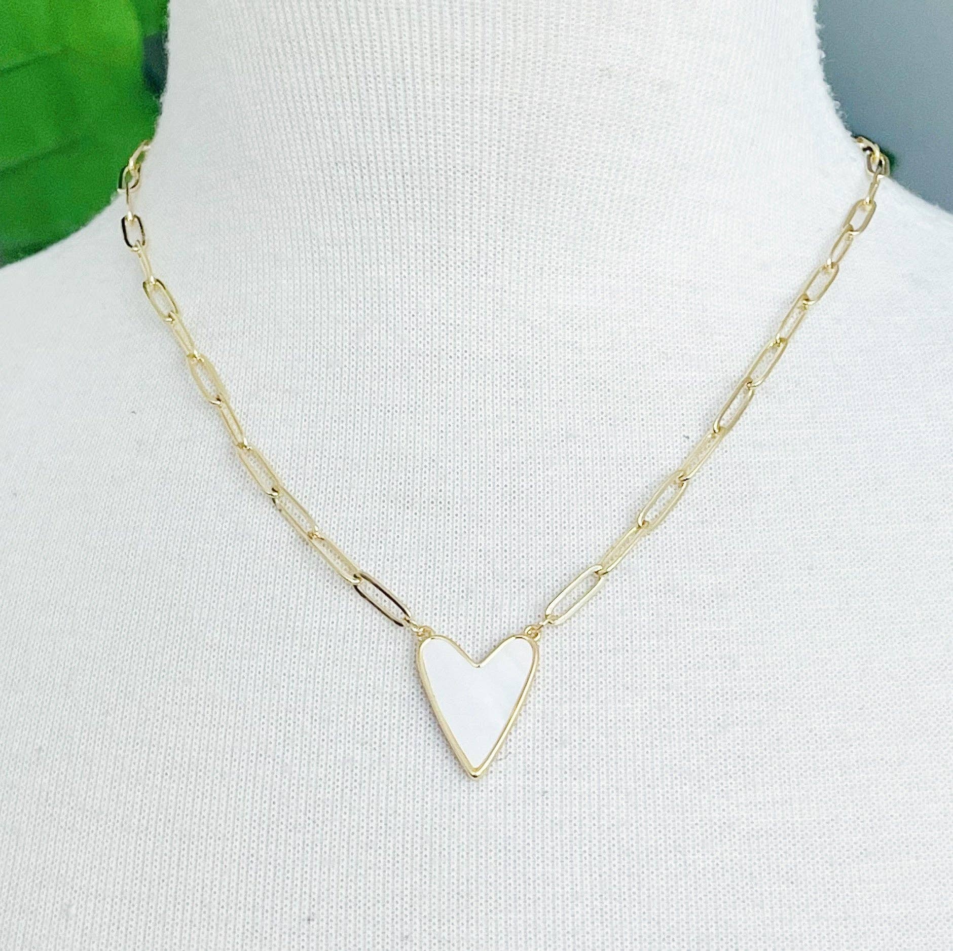 Ellison+Young - Wholesale Pendant/Charm Necklace - My Heart Link Chain Necklace2